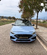Hyundai i30 N azul en TikTok de MM Automoción